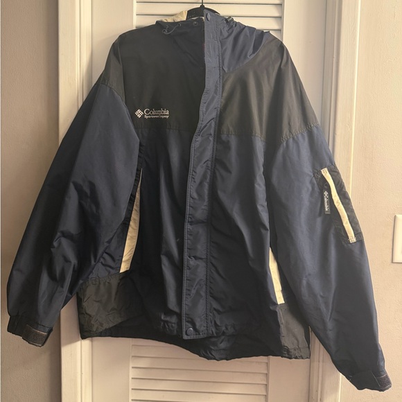 Columbia 3-In-1 Winter Snow Ski Jacket Fleece & Windbreaker Mens XXL 2XL